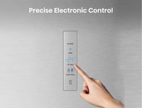 ثلاجة هايسنس 17.9 قدم سلفر – تبريد متوازن وتصميم م...