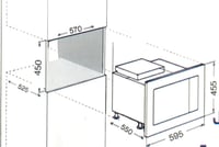 ميكرويف بلت ان كتشن برو 35 لتر ستيل + شواية
