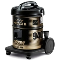 مكنسة هيتاشي 15 لتر 1600 واط اسود