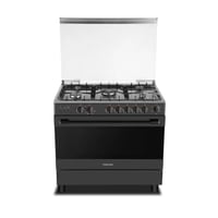 غاز توشيبا 90 × 60 رمادي 5 عيون ستيل امان