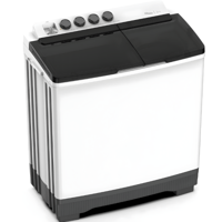 غسالة سوبر جنرال حوضين 10 كجم – أبيض | سعة متوسطة...