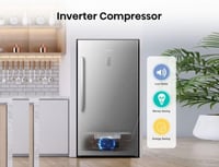 فريزر هايسنس 16.8 قدم رأسي سلفر – سعة ضخمة مع تصمي...