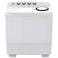 غسالة هايسنس حوضين 14 كيلو – أبيض | سعة كبيرة وأدا...