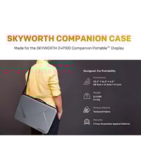 شاشة سكاي وورث 24 بوصة سمارت Google TV ببطارية تشغ...