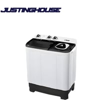 غسالة جستنج هاوس حوضين 9 كجم – أبيض | غسيل فعال وأ...