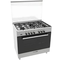 فرن جليم غاز 5 عيون 90×60 ستيل – أمان كامل، شواية...