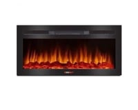 دفاية كولين ديكور شاشة 95 سم مع تأثير لهب ومكبر صو...