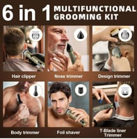 ماكينة حلاقة VGR V-106 – 6 في 1 لأداء مثالي وشاشة...