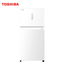 ثلاجة توشيبا بابين 19.6 قدم أبيض بتقنية تبريد ذكي...