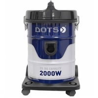 مكنسة دوتس 21 لتر – 2000 واط أزرق وأبيض – قوة تنظي...