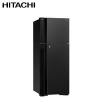 ثلاجة هيتاشي بابين 15.9 قدم أسود إنفرتر بتبريد متو...