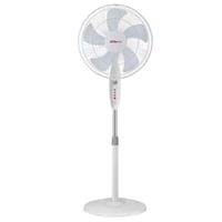 مروحة الكترو جنرال ستاند 60 واط ابيض