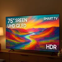 شاشة سرين 75 بوصة QLED UHD 4K Smart WebOS موديل SR...