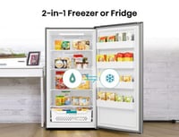 فريزر هايسنس 16.8 قدم رأسي سلفر – سعة ضخمة مع تصمي...