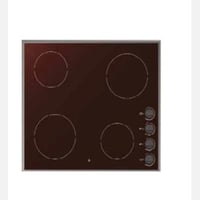 سطح كهربائي سيراميك 60 سم – تحكم جانبي ومؤشر ضوئي...