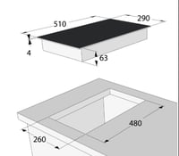 سطح كتشن برو بلت ان عينين سراميك لمس فريم ستيل ايط...