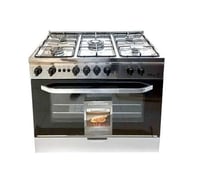 مطبخ فالكون 90×60 سم ستيل غاز – قوة طهي ومساحة مثا...