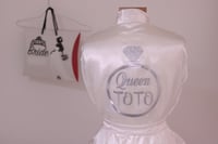 روب حرير للعروس او الميك أب