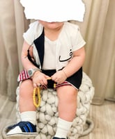 طقم شالكي اطفال بالاسم