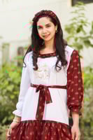 جلابيه شالكي سدو(عنابي)