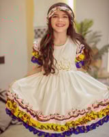 فستان بطبقات الشالكي