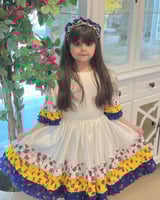 فستان بطبقات الشالكي