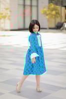 فستان رمضاني تركوازي