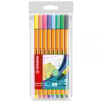 ستابيلو- فاينلاينر بوينت 88 - أقلام باستيل 8 ألوان