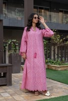 جلابية كبار- باللون الزهري