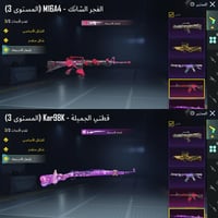 حساب ببجي العالمية LVL 66 مشحون 3 مواسم + 9 أسلحة