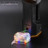 كشاف بالطاقة الشمسية مع سلك اضاءة 10 متر