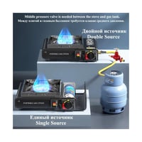 موقد غاز استخدام مزدوج ماركة دينكس