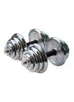 مجموعة أثقال دامبل المُصنعة من الكروم 30كيه جي