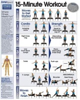 ترامبولين سداسي مع مقبض