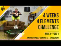 ترامبولين سداسي مع مقبض