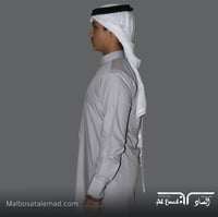 ثوب رسمي رجالي رصاصي فاتح كبك