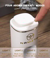 فواحة نامست للسيارة والمنزل مع اضاءه LED بسبع الوا...