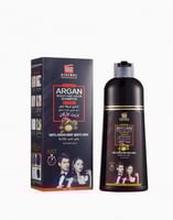 شامبو صبغة شعر أسود طبيعي بزيت الأراغان 420ml