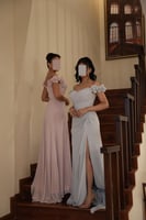 فستان زينة - رمادي