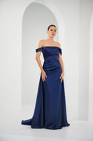 فستان غالية - كحلي