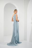 فستان علا - سماوي