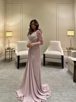 فستان شيخة - وردي