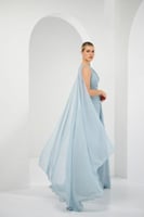 فستان علا - سماوي