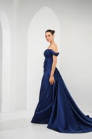 فستان غالية - كحلي