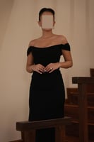 فستان ليال - أسود