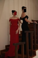 فستان ليال - أسود