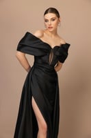 فستان جنى - أسود