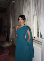 فستان نور - تركواز