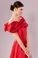 فستان ندى - أحمر