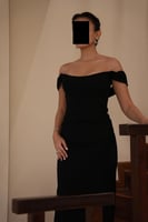 فستان ليال - أسود